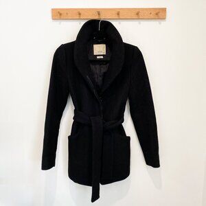 Black Wilfred Wool Coat Size XXS